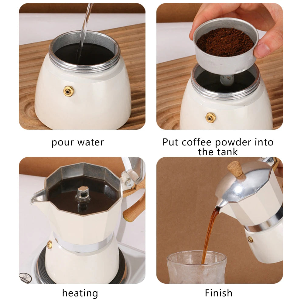 Moka Pot Italian Style Stovetop, Expresso and Coffee maker