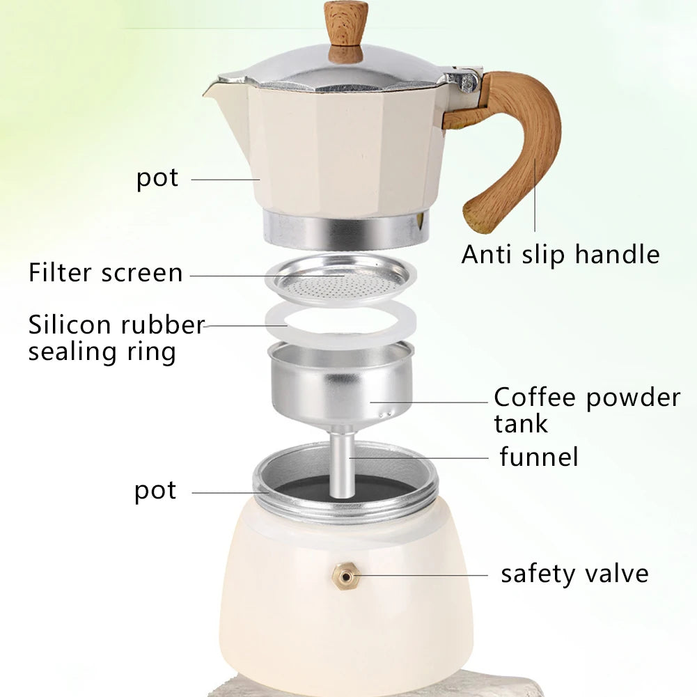 Moka Pot Italian Style Stovetop, Expresso and Coffee maker